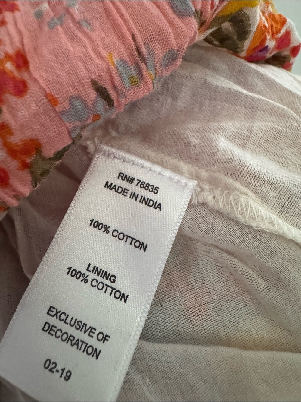 Mimi & Maggie Sundress Patchwork Floral Print Yellow, Purple & Blue Cotton 3T - Picture 6 of 7
